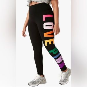 Pink Victoria’s Secret high waist legging